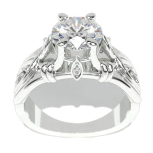 Only Setting- Giliarto  Moissanite New York Engagement Ring