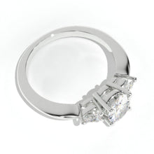 Load image into Gallery viewer, 14K Gold Oval  Moissanite Gold Engagement Ring
