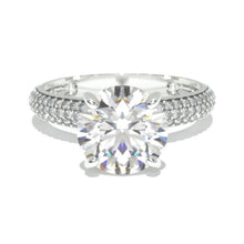 Load image into Gallery viewer,  2 Carat  Lab Grown Diamond 14K Gold  Engagement Ring
