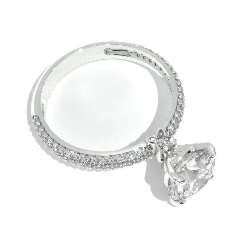  2 Carat  Lab Grown Diamond 14K Gold  Engagement Ring