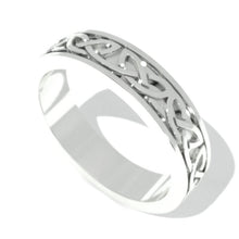 Load image into Gallery viewer, 14K White Gold Celtic Engagement Rings
