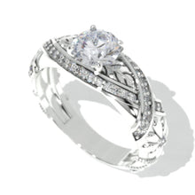 Load image into Gallery viewer, 1.0 Carat Moissanite Engagement Ring
