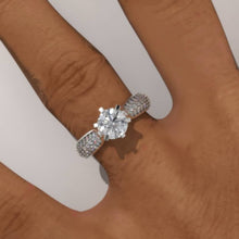 Load image into Gallery viewer, 1.5 Carat  Moissanite Engagement Ring
