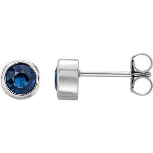 Blue Sapphire  Earrings - Giliarto
