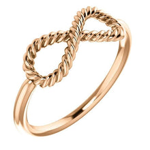 Load image into Gallery viewer, Infinity-Inspired Rope Ring - Giliarto
