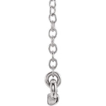 Load image into Gallery viewer, petite diamond bar necklace, petite diamond cross necklace
