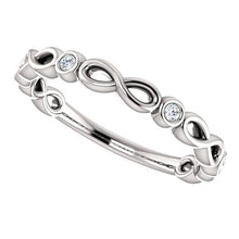 Load image into Gallery viewer, Anniversary Band 14K White Gold .06 CTW Diamond - Giliarto
