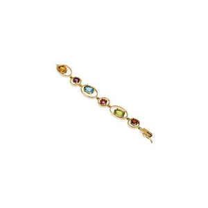 Gemstone Gold  Bracelet - Giliarto
