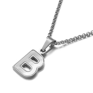 Shell Letter Necklaces  A-Z Initial Pendants
