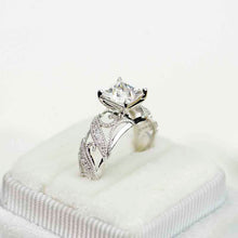 Load image into Gallery viewer, 1.5 Carat Giliarto Princess Cut Moissanite  Promissory ring
