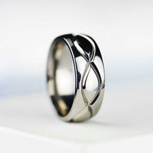 Load image into Gallery viewer, INFINITY Titanium Men&#39;s Ring
