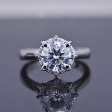 Load image into Gallery viewer, 1.5 Carat  Moissanite  Engagement Ring 14K White Gold  Ring
