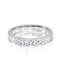 Load image into Gallery viewer, 14K White Gold Celtic Engagement Rings

