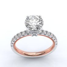 Load image into Gallery viewer, Camilla 2.4 Carat  Moissanite Engagement Ring
