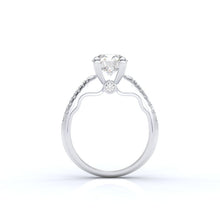 Load image into Gallery viewer, Atria 2.2 Carat  Moissanite Engagement Ring
