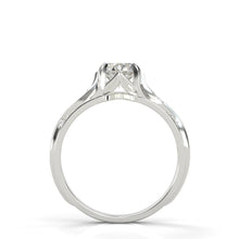 Load image into Gallery viewer, 0.1 CTW moissanite and diamond-8 Natural Diamond I2-Clarity, VG-Cut
