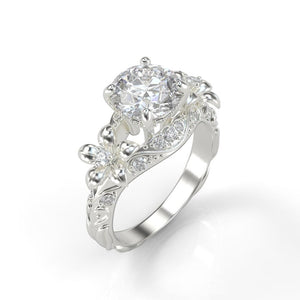 2.0 Carat forever one Moissanite Diamond Engagement Ring - Giliarto