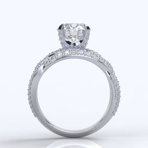 affordable moissanite Diamond engagement rings
