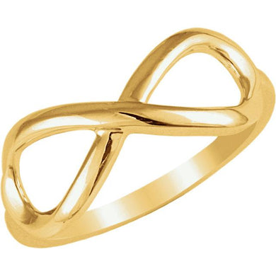 Infinity-Inspired Ring 14K Yellow Gold - Giliarto