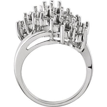 Load image into Gallery viewer, Diamond Waterfall Cluster Cocktail Ring - Giliarto
