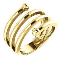 Load image into Gallery viewer, Negative Space 14K Yellow Gold Ring - Giliarto
