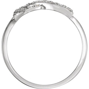 Infinity-Inspired Ring 14K Gold 1/10 CTW Diamond - Giliarto