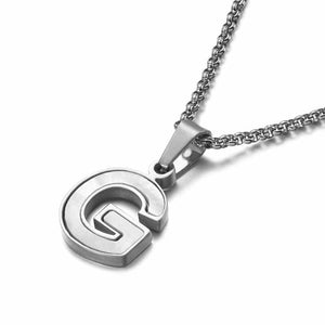 Shell Letter Necklaces  A-Z Initial Pendants
