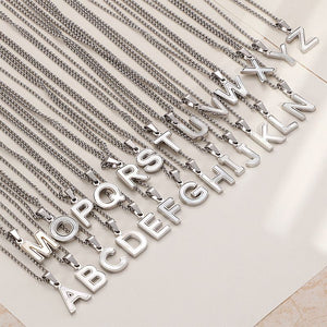 Shell Letter Necklaces  A-Z Initial Pendants