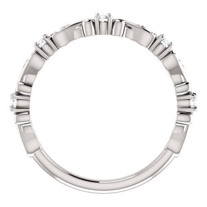 14K Gold 1/6 CTW Diamond  Anniversary Band