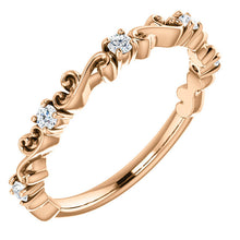 Load image into Gallery viewer, 14K Gold 1/6 CTW Diamond  Anniversary Band
