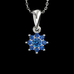 0.5 Carat Sapphire Star Pendants - Giliarto