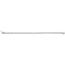 Load image into Gallery viewer, Sterling Silver 3 mm Round Cubic Zirconia Bracelet
