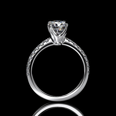 Eleanore 1.3 Carat  Moissanite Engagement Ring