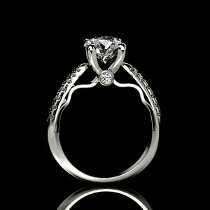Atria 2.2 Carat  Moissanite Engagement Ring
