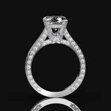 Load image into Gallery viewer, 3.2 Carat  Moissanite Diamond  Engagement Ring
