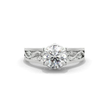 Load image into Gallery viewer, Ascella 2.6 Carat Moissanite White Gold Engagement Ring
