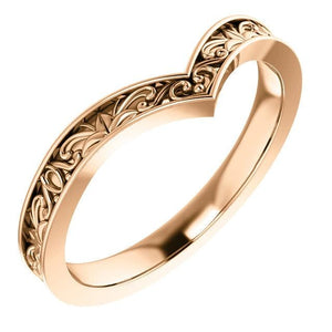 V-ring rose gold - Giliarto
