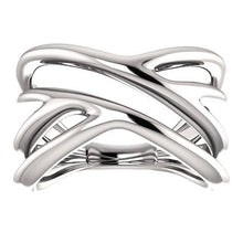 Load image into Gallery viewer, Negative Space  Sterling Silver Ring - Giliarto
