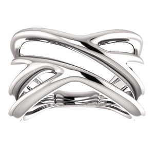 Negative Space  Sterling Silver Ring - Giliarto