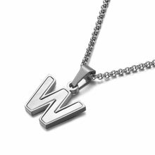 Load image into Gallery viewer, Shell Letter Necklaces  A-Z Initial Pendants
