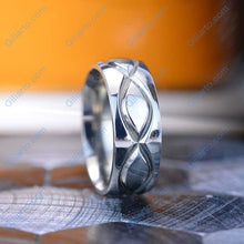 Load image into Gallery viewer, INFINITY Symbol Titanium Men&#39;s Ring
