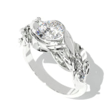 Load image into Gallery viewer, 1 Carat Giliarto Moissanite White Gold Promissory Ring
