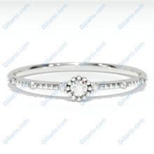 Load image into Gallery viewer, Diamond  Gold Promissory Ring
