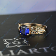 Load image into Gallery viewer, Giliarto Ruby Rose Gold Promissory Ring
