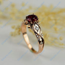 Load image into Gallery viewer, Customize 1.0 Carat Giliarto Ruby Engagement Ring 14K Rose Gold
