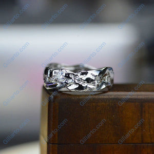 "Liquid Gold" Diamond Men's Ring.
