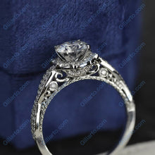 Load image into Gallery viewer, Adara Moissanite Engagement Ring
