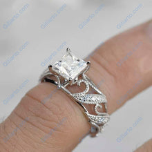 Load image into Gallery viewer, 1.5 Carat Giliarto Princess Cut Moissanite  Promissory ring
