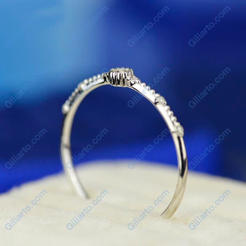 Giliarto Diamond  Gold Promissory Ring