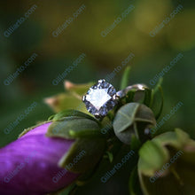 Load image into Gallery viewer, 2.0 Carat Grey Gray Moissanite Stone  14K White Gold Ring
